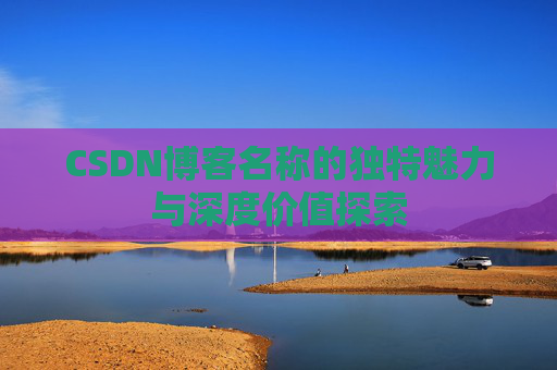CSDN博客名称的独特魅力与深度价值探索