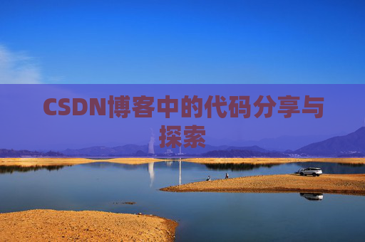 CSDN博客中的代码分享与探索